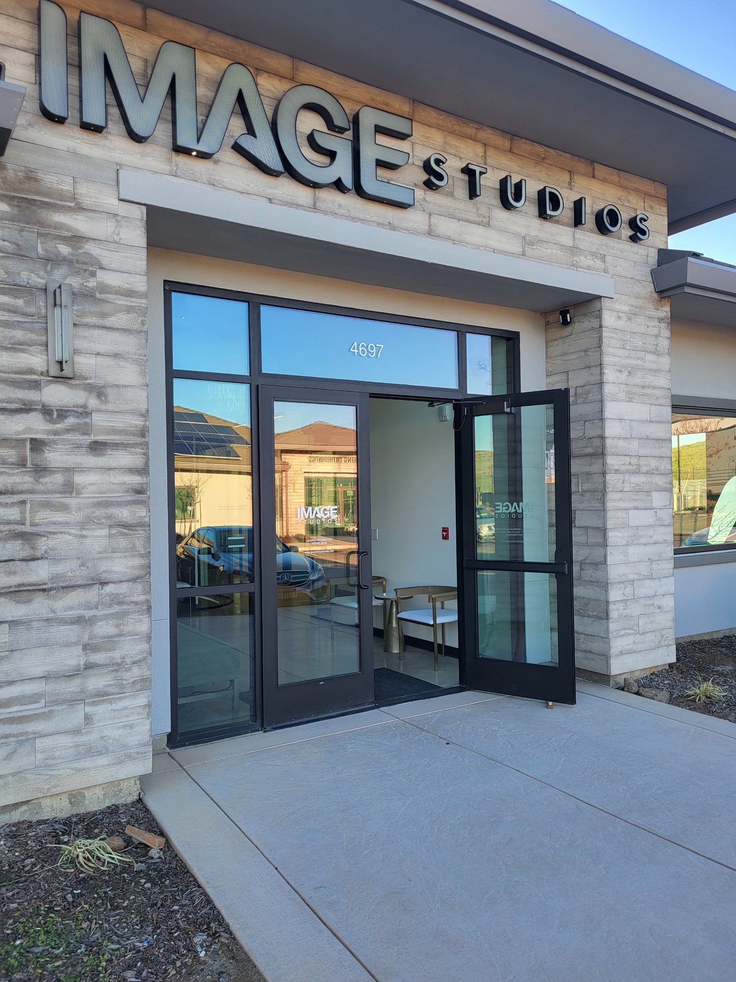 IMAGE Studios entrance in daylight